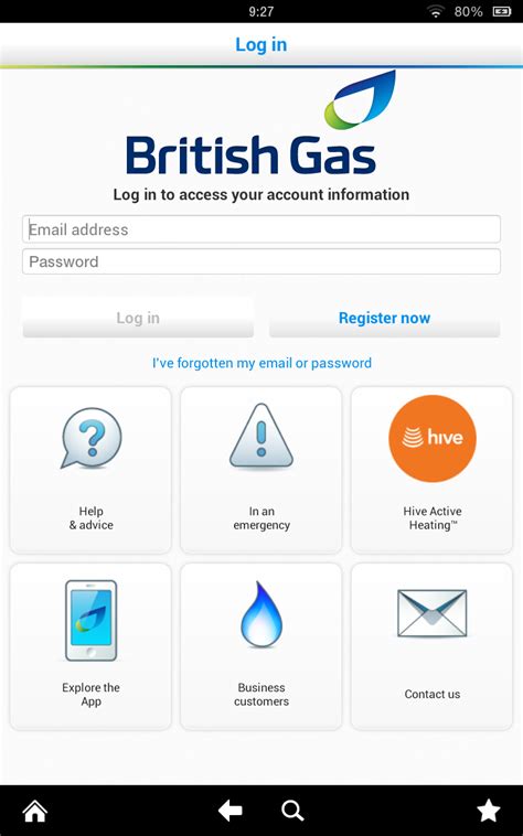 british gas repair number